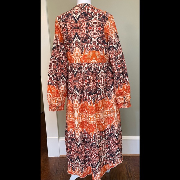 NWT!! ANTHROPOLOGIE ELAYNA MIDI DRESS - Picture 10 of 15